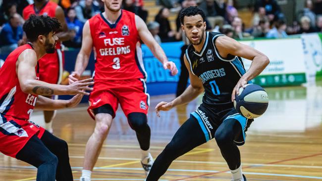 Jono Mines and the Hobart Chargers have to wait another week before hitting the court again in the NBL1 season. Picture: Linda Higginson