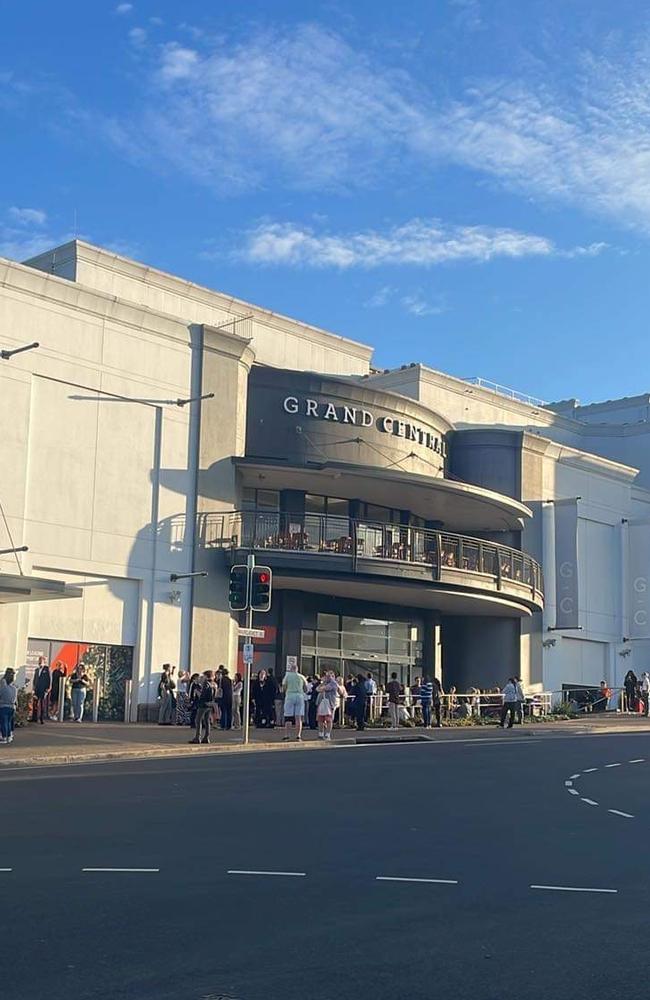 Shoppers were evacuated from Grand Central Shopping Centre on Tuesday afternoon.,