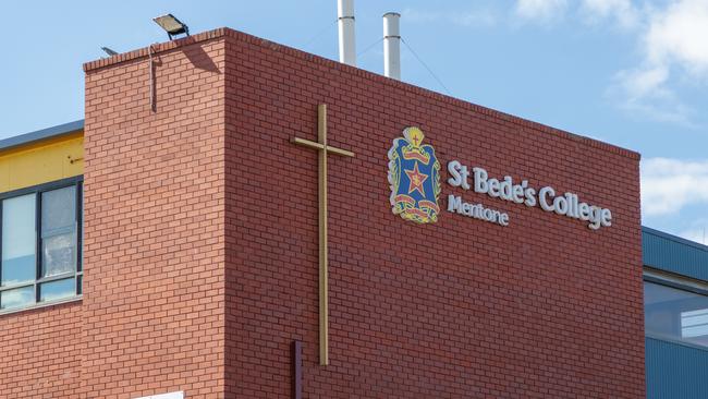 The St Bede's teacher’s speech included lines such as: ‘what the f---’ and ‘you should f---ing well know better’. Picture: David Geraghty