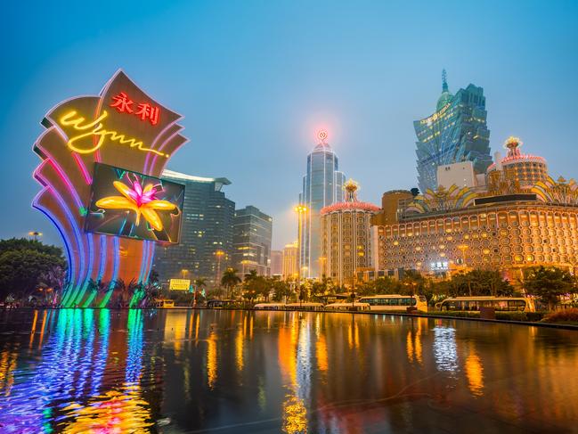 Macau, China - March 12, 2016: Buildings of Macau Casino on March 12, 2016, Gambling tourism is Macau's biggest source of revenue, making up about fifty percent of the economy. Picture: iStock.