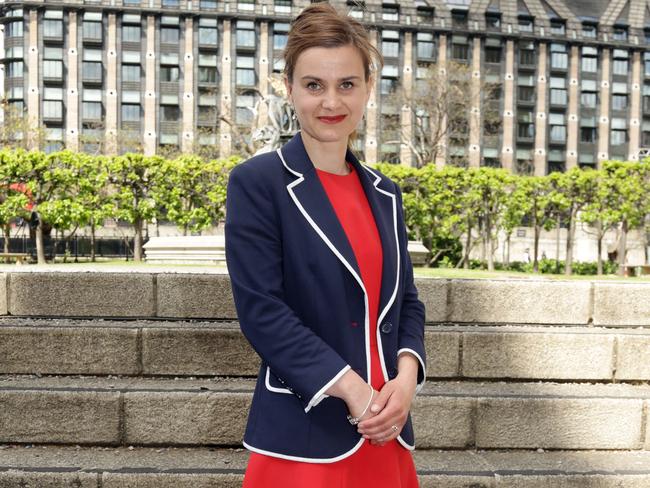 Labour Member of Parliament Jo Cox who was killed in a random attack by Thomas Mair. Picture: Yui Mok/PA via AP