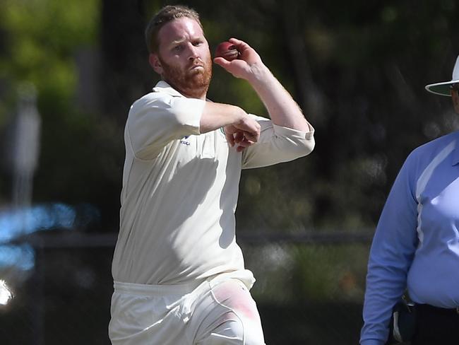 Ross Dancy looks for a wicket. Picture: Andy Brownbill