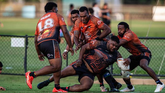 Shaun Wauchope at the 2024 Deadly Cup Carnival between the Indigenous All Stars and Territory All Stars. Picture: Pema Tamang Pakhrin