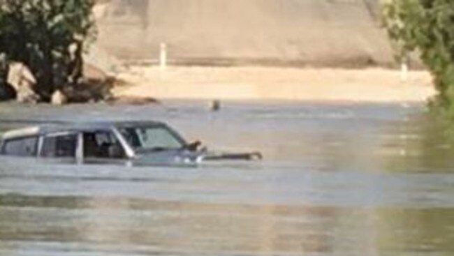 QLD police: Officers rescue two puppies from flooded car | news.com.au ...