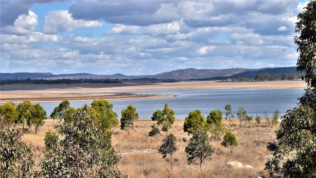 Leslie Dam near Warwick has had its water level grow by almost 2 per cent since Thursday.