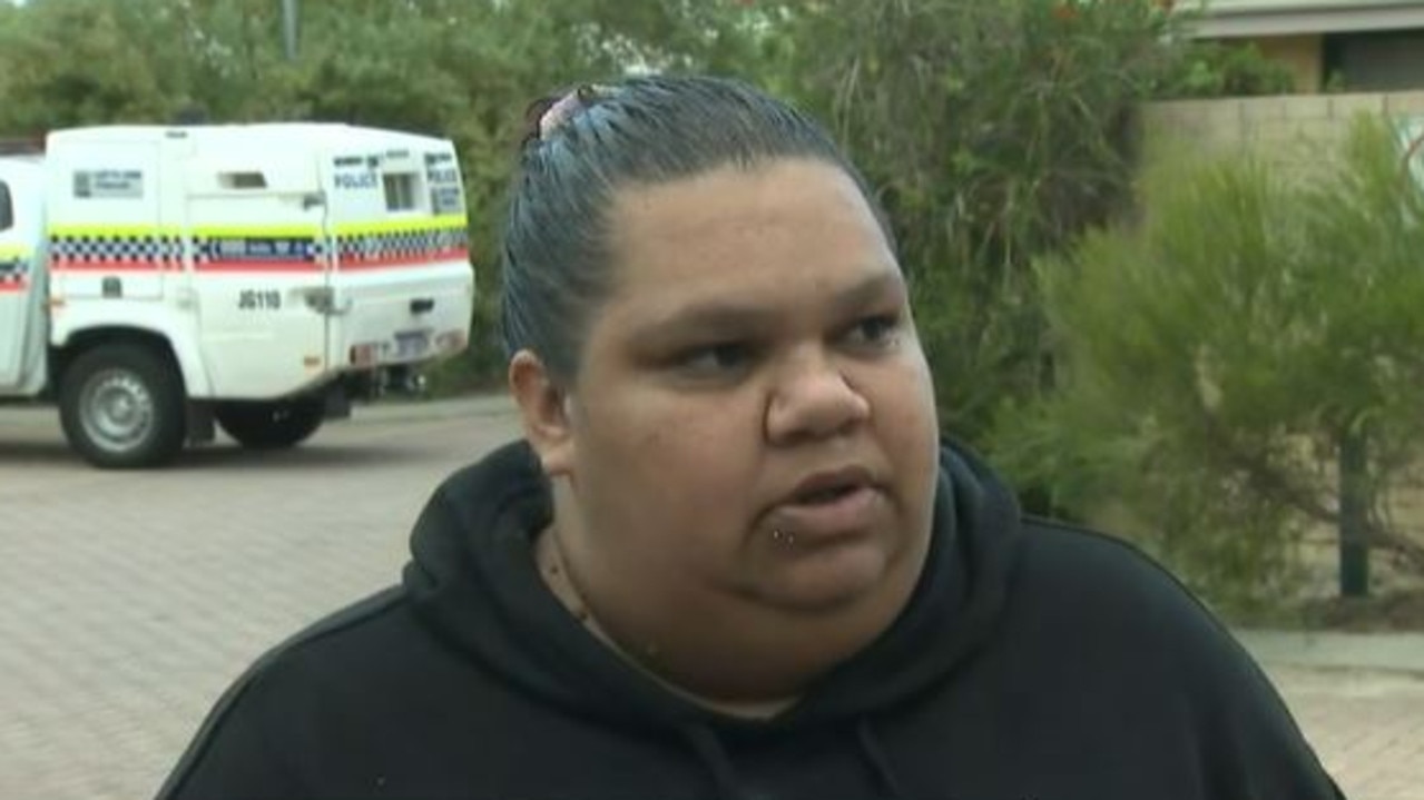 Ms Jones said the woman was ‘covered in blood’. Picture: 9News