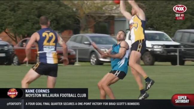 ‘Gave the kid an opportunity’ Kane Cornes hits the field