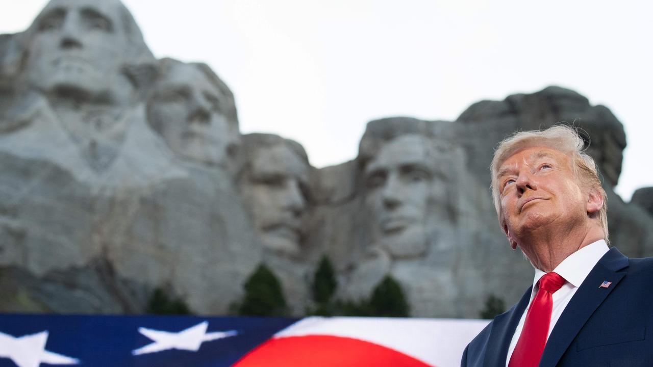 The US has been at a pivotal point, but it had Abraham Lincoln or Franklin D Roosevelt to lead it forward. Picture: Sail Loeb/AFP