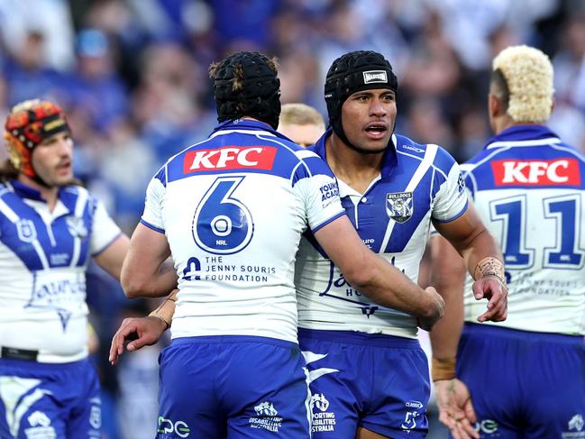 Can Stephen Crichton lead Canterbury to a title next year? The bookmakers certainly think so after ranking the Bulldogs third on the early premiership market for next year. Picture: Getty Images