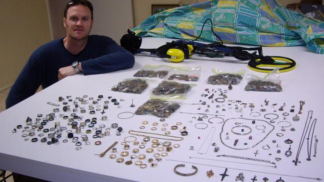 Justin Millman is heavy into metal detecting and in six years has ...