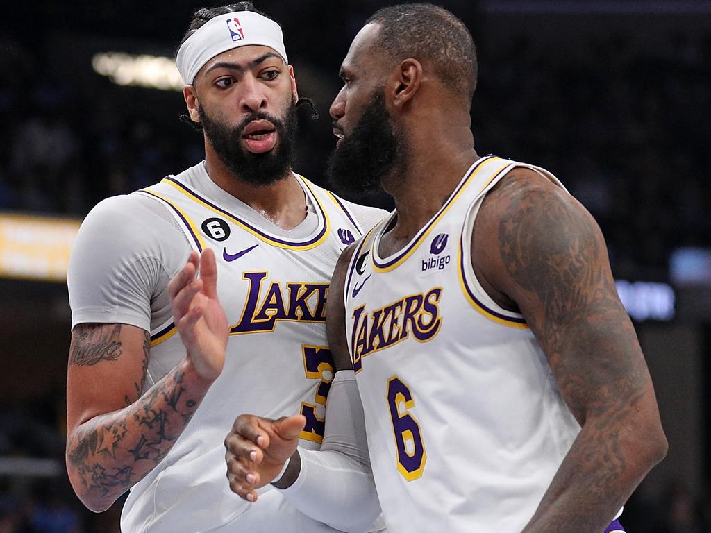 LeBron James of the Los Angeles Lakers and Anthony Davis of the Los News  Photo - Getty Images