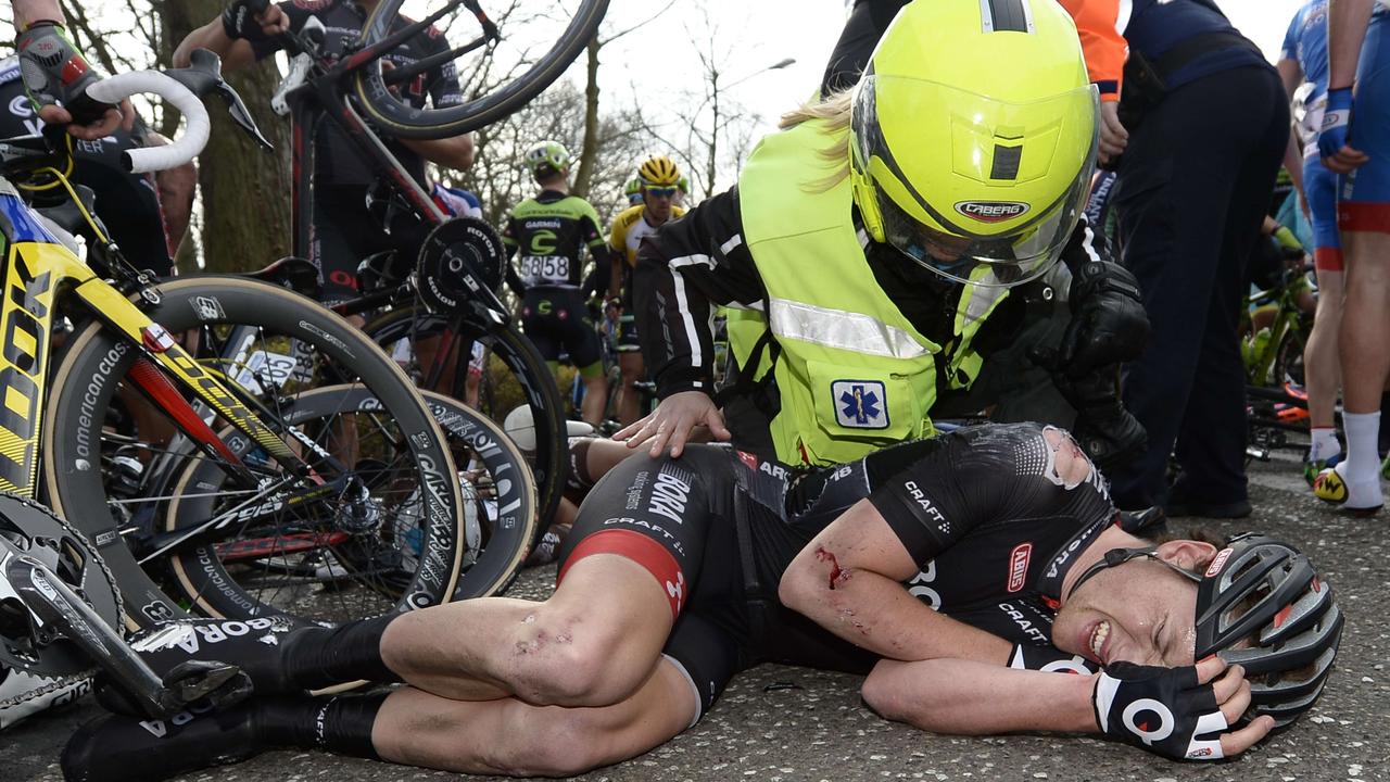 Cycling crash 50 rider pile up as Katusha s Alexander Kristoff