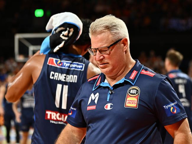 Melbourne United Head Coach Dean Vickerman has taken the lessons out of their disappointing loss to Cairns at the end of the regular season. Picture: Getty Images