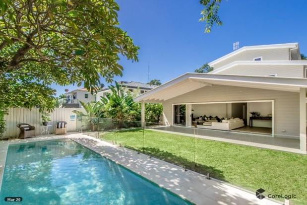 Paul Penrose's home, valued at $1.3m, boasts a stunning pool.