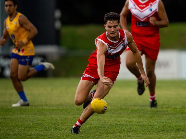 Ned Stevens is seen as a genuine AFL draft prospect. Picture: Che Chorley