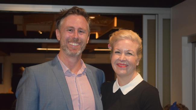 New Gympie Chamber of Commerce president Brendan Allen with his wife and talented entrepreneur Jody. Pictures: Josh Preston