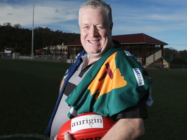 Jaimes Wiggins set up charity AFL match Relive the Rivalry. Picture: Luke Bowden