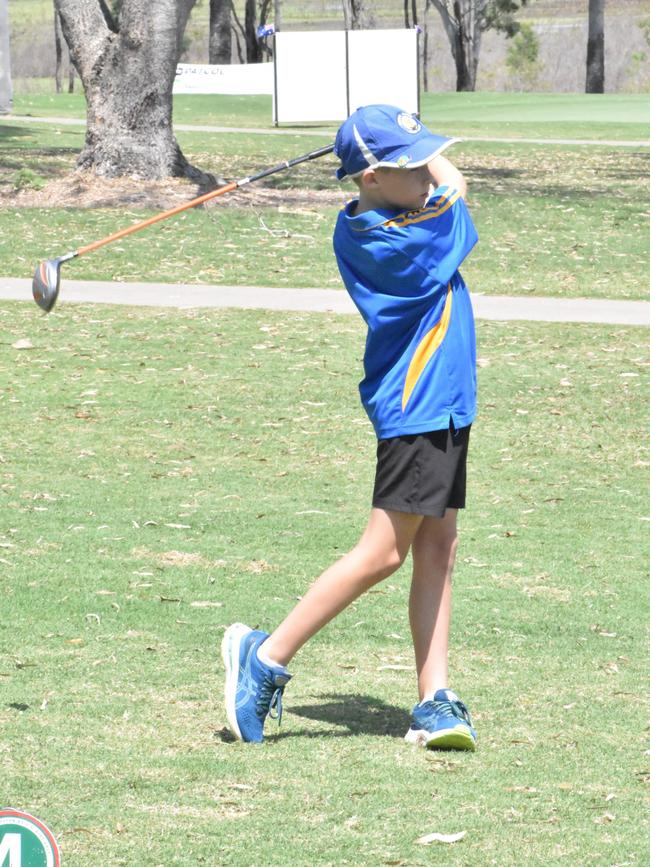 Rockhampton's Bodee Dillon (boys 11 years) at the US Kids Golf Foundation Australian Open at the Rockhampton Golf Club on September 27.