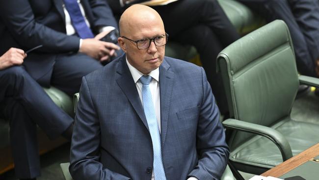 Leader of the Opposition Peter Dutton Picture: NewsWire / Martin Ollman