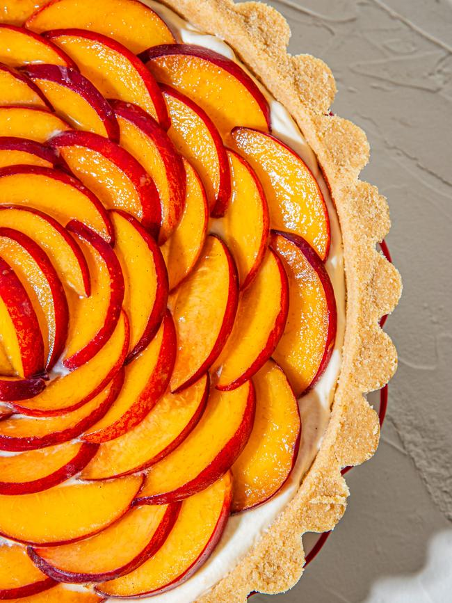 Peach pie perfection. Photo: Nikki To