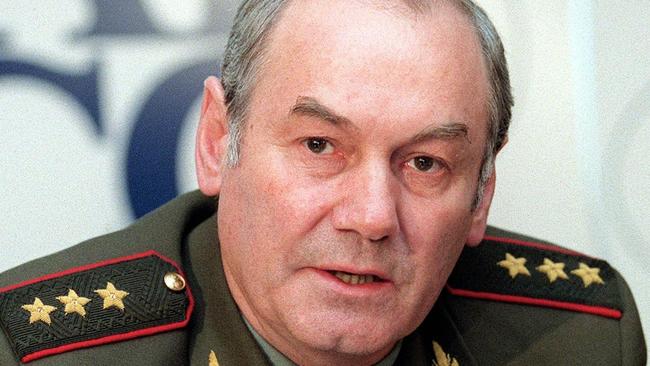 Leonid Ivashov condemned Putin’s style of government as the real problem for Russia. Picture: AP/The Times