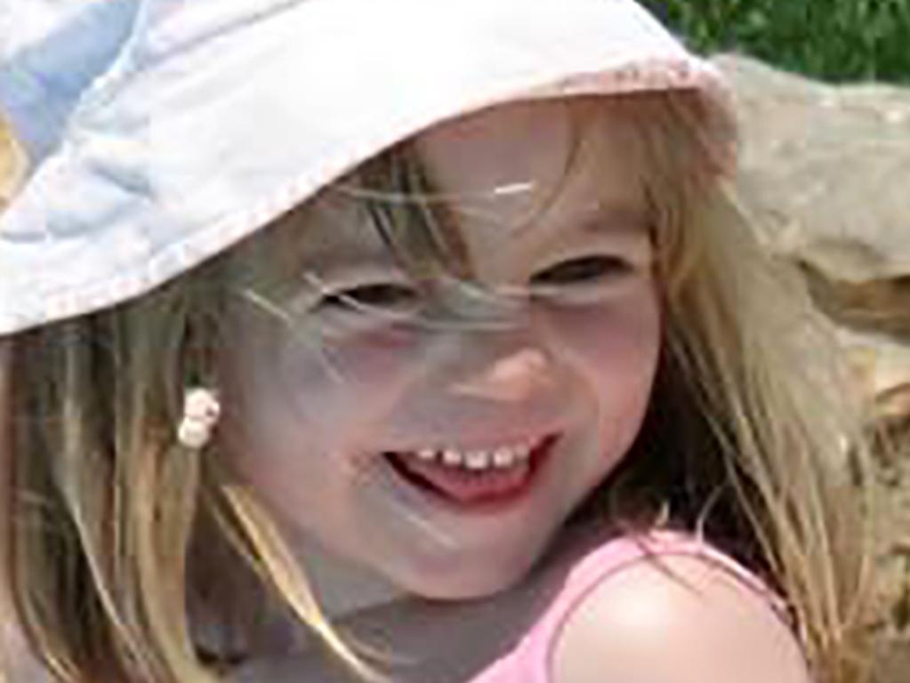 Madeleine McCann is assumed dead by German prosecutors. Picture: AFP.