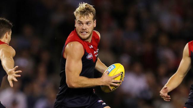 Jack Watts is set to leave Melbourne this off-season. Picture: Michael Klein