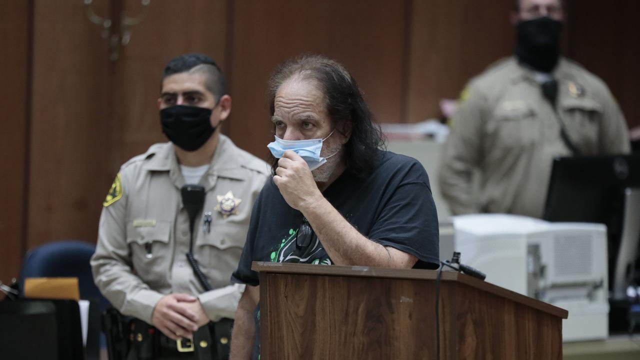 Adult film star Ron Jeremy in court onJune 23, 2020. Picture: Robert Gauthier/AFP