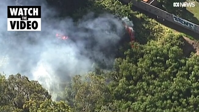 A fire has broken out in Wynnum.