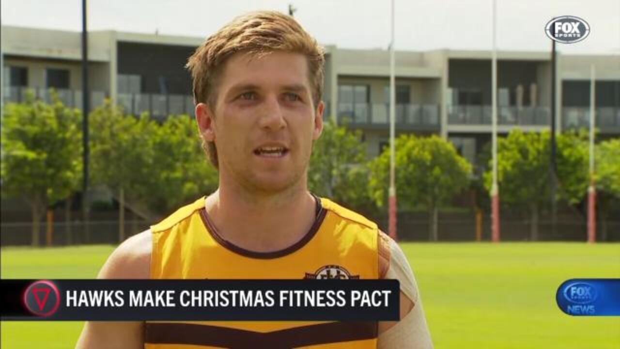 Hawks make Christmas fitness pact