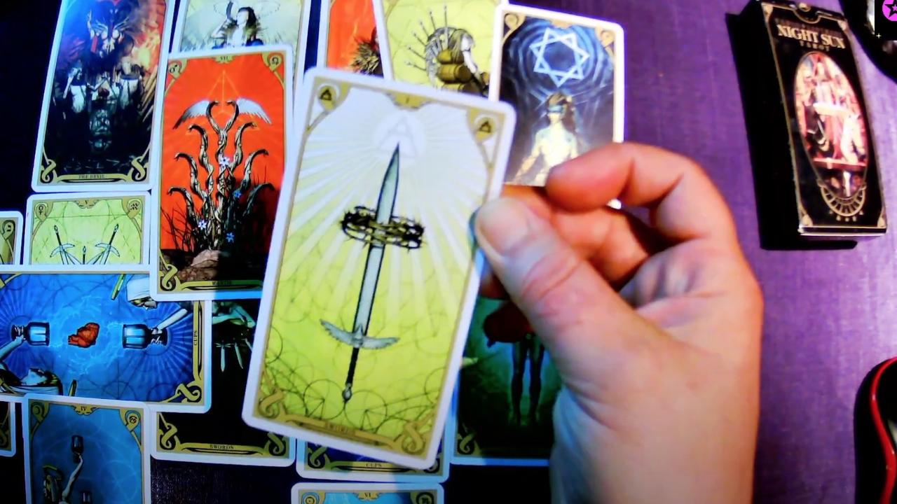 Paul has posted dozens of tarot readings online in the past month.