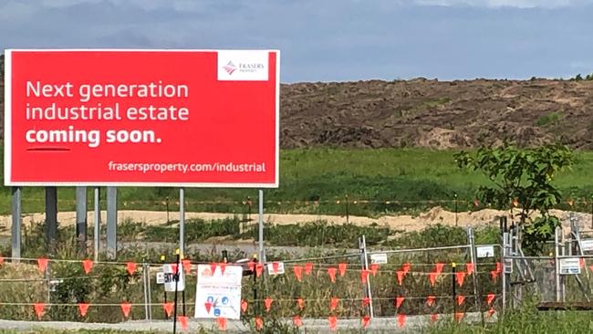 The latest large block of industrial land to be developed in the Gold Coast's north, east of the Pacific Motorway at Ormeau.