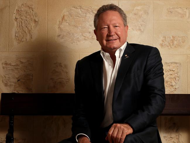 3/4/2020Andrew Forrest talks about Cove project by Minderoo.Pic Colin Murty The Australian