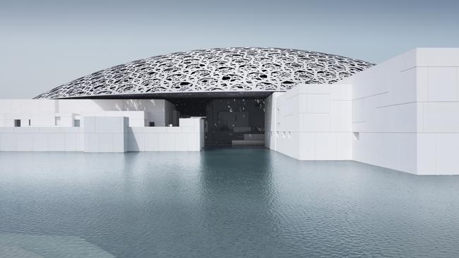 The Louvre Abu Dhabi on Saadiyat Island.