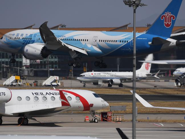 Numerous domestic airlines will suspend commercial operation of the Boeing 737 MAX 8, citing the Ethiopian Airlines crash and another deadly accident of that same model. Picture: AFP