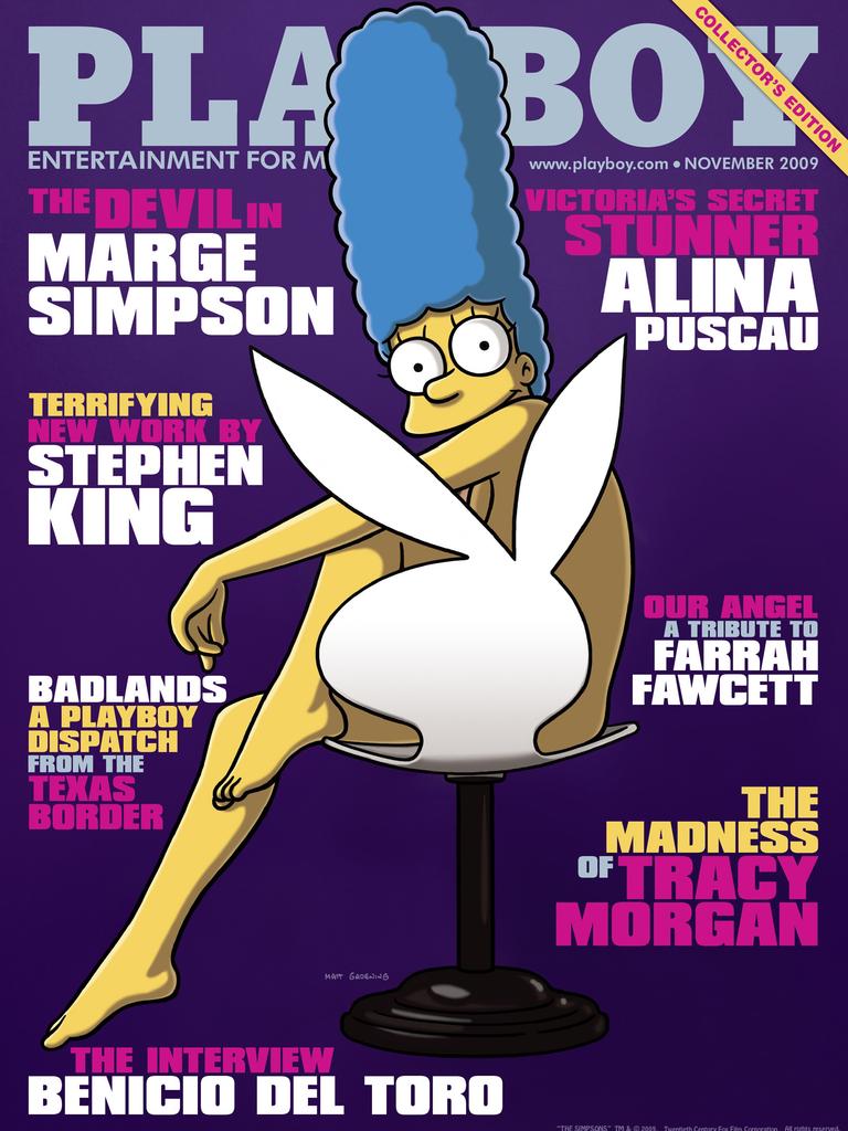 <!DOCTYPE html PUBLIC "-//W3C//DTD HTML 4.0 Transitional//EN" "http://www.w3.org/TR/REC-html40/loose.dtd"><html><body><p>The cover of the November 2009 issue featured Marge Simpson on the cover. It&acirc;&#128;&#153;s a first for the magazine, which has never featured a cartoon character before.</p></body></html>