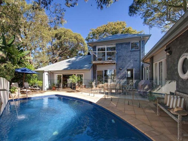 Her home at Whale Beach on Sydney's Northern Beaches.