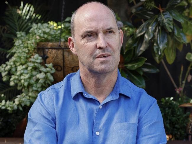 MELBOURNE , AUSTRALIA. March 14 , 2024.  AFLÃ Ex Footscray footballer Nigel Kellett at his Newport home Ã   Pic: Michael Klein