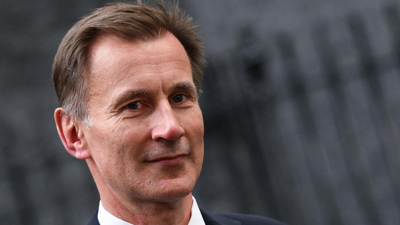 UK Chancellor of the Exchequer Jeremy Hunt. (Photo by Daniel LEAL / AFP)