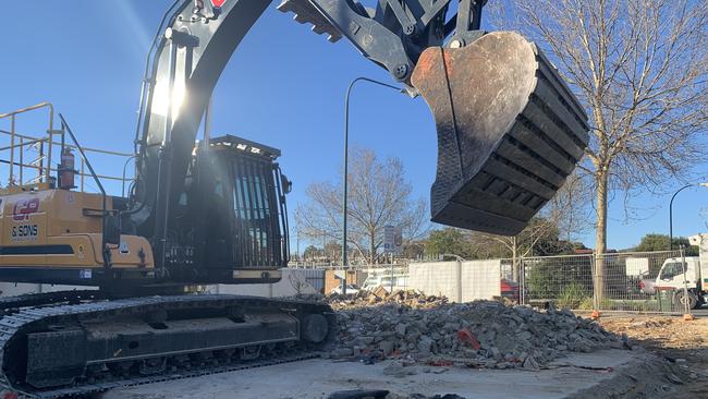 A property at 233 Portrush Rd was demolished on Thursday.