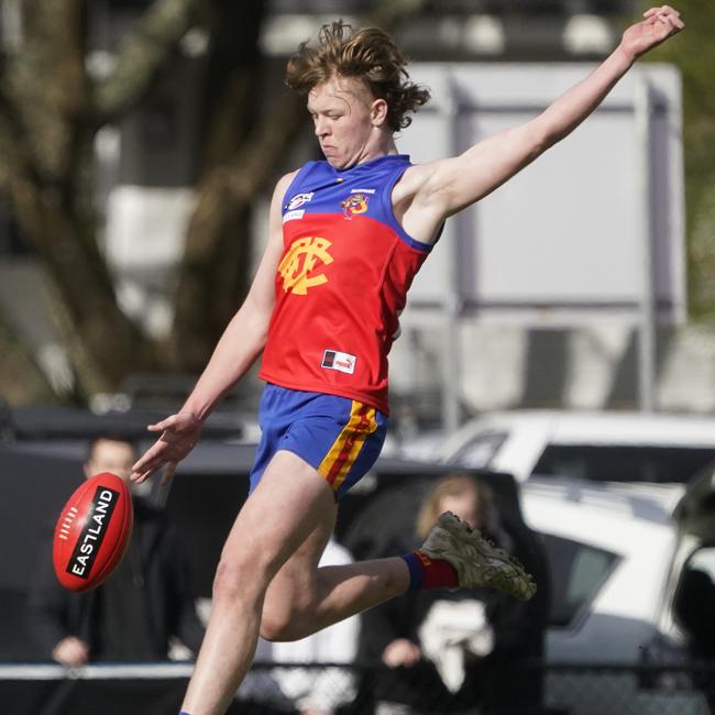 Jay Rankin kicked a combined 53 goals for Fairpark at senior level as a teenager across 2023 and ‘24. Picture: Valeriu Campan