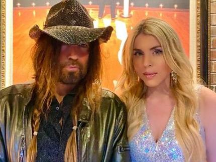 Billy Ray Cyrus and Johanna Hodges aka Firerose. Picture: Supplied