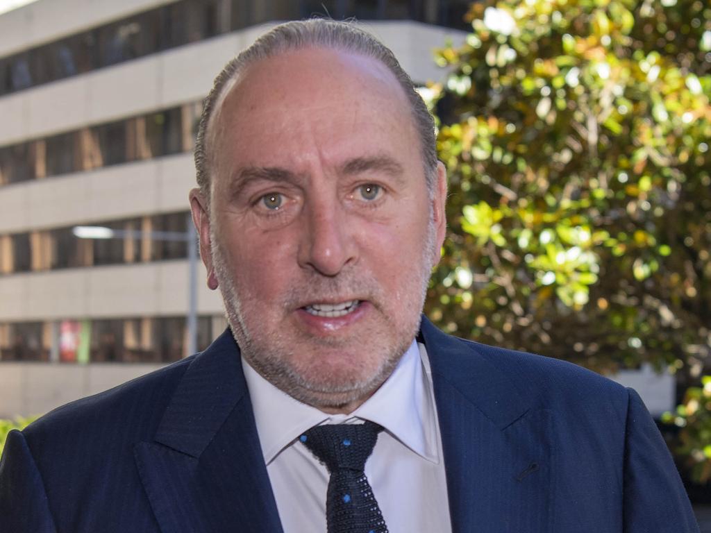 Brian Houston has denied any “sexual activity” happened in the 40 minutes he was in the woman’s hotel room. Picture: NCA NewsWire / Simon Bullard