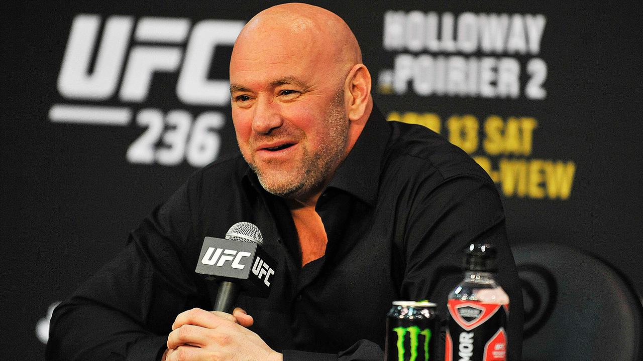 Dana White is no fan of the YouTube star. (Photo by Logan Riely / GETTY IMAGES NORTH AMERICA / AFP)