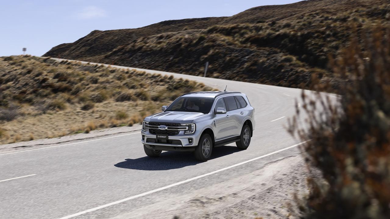 The Everest shares its underpinnings with the Ranger ute.