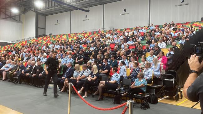 A memorial service honouring fallen police constables Rachel McCrow and Matthew Arnold was held in Townsville on December 21.