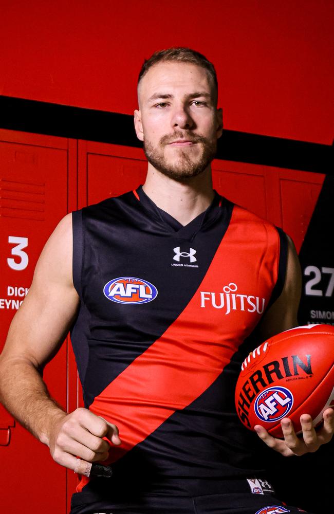 Ben Mckay in Essendon colours. Picture: @EssendonFC/X