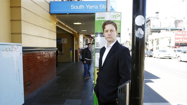 Greens public transport spokesman and Prahran MP Sam Hibbins. Picture: Paul Loughnan