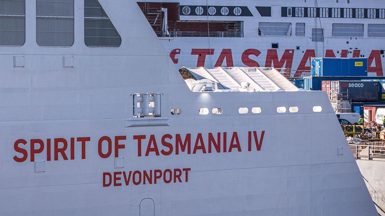 TT-Line becomes the official owner of Spirit of Tasmania IV following a formal handover at Rauma Marine Constructions yard in Finland. Picture: Rauma Marine Constructions