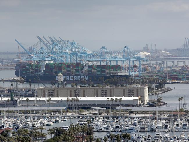 Australian and American authorities have been targeting drug traffickers operating through the ports in Los Angeles. Picture: Coleman-Rayner